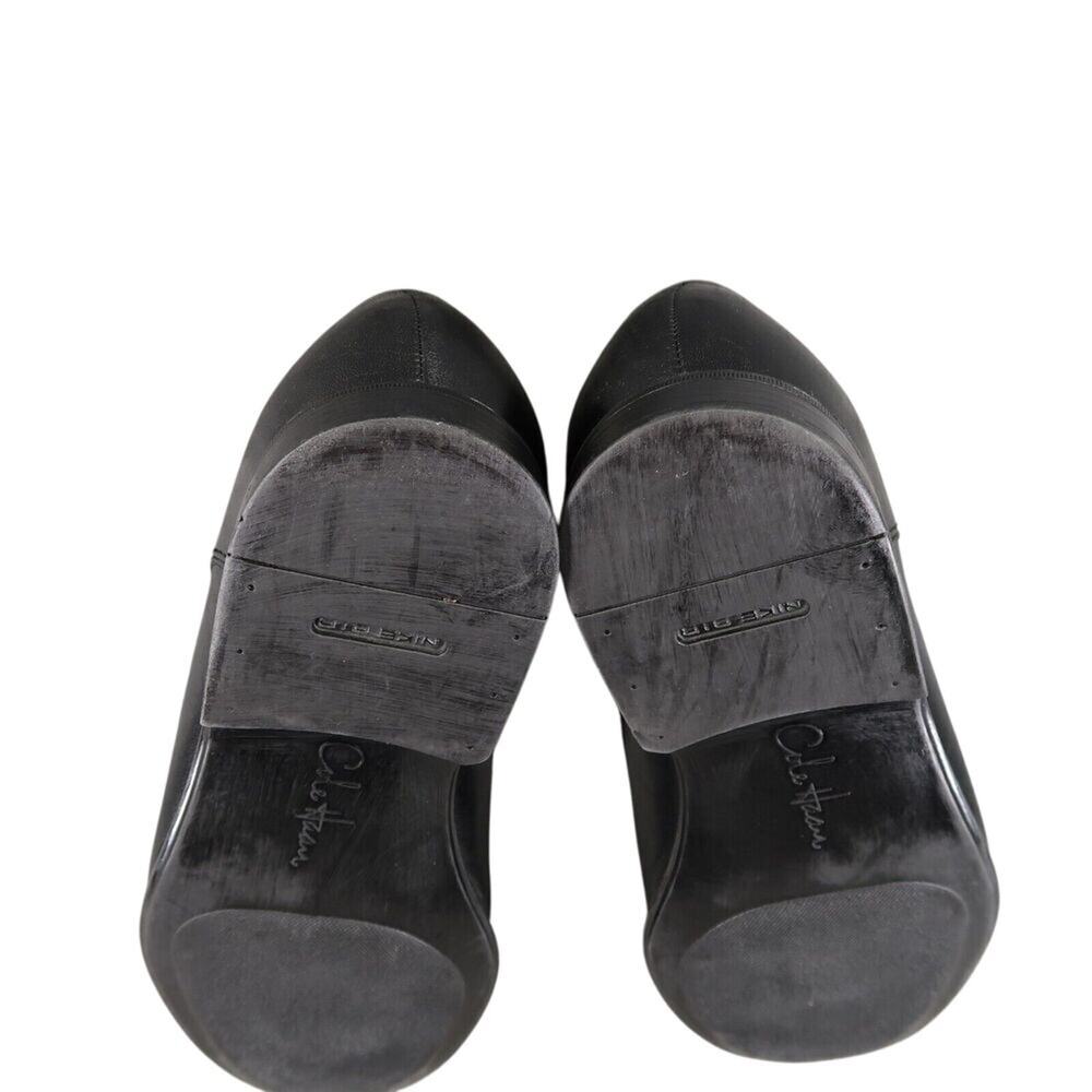 Cole Haan Shoes Mens 8.5 Oxford Classic Formal Leather Black Dress Event Lace Up - Picture 10 of 14